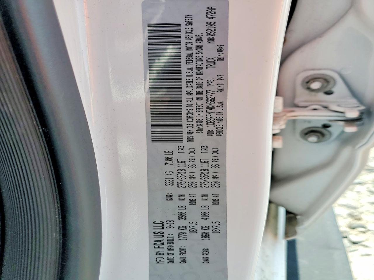 2019 RAM 1500
