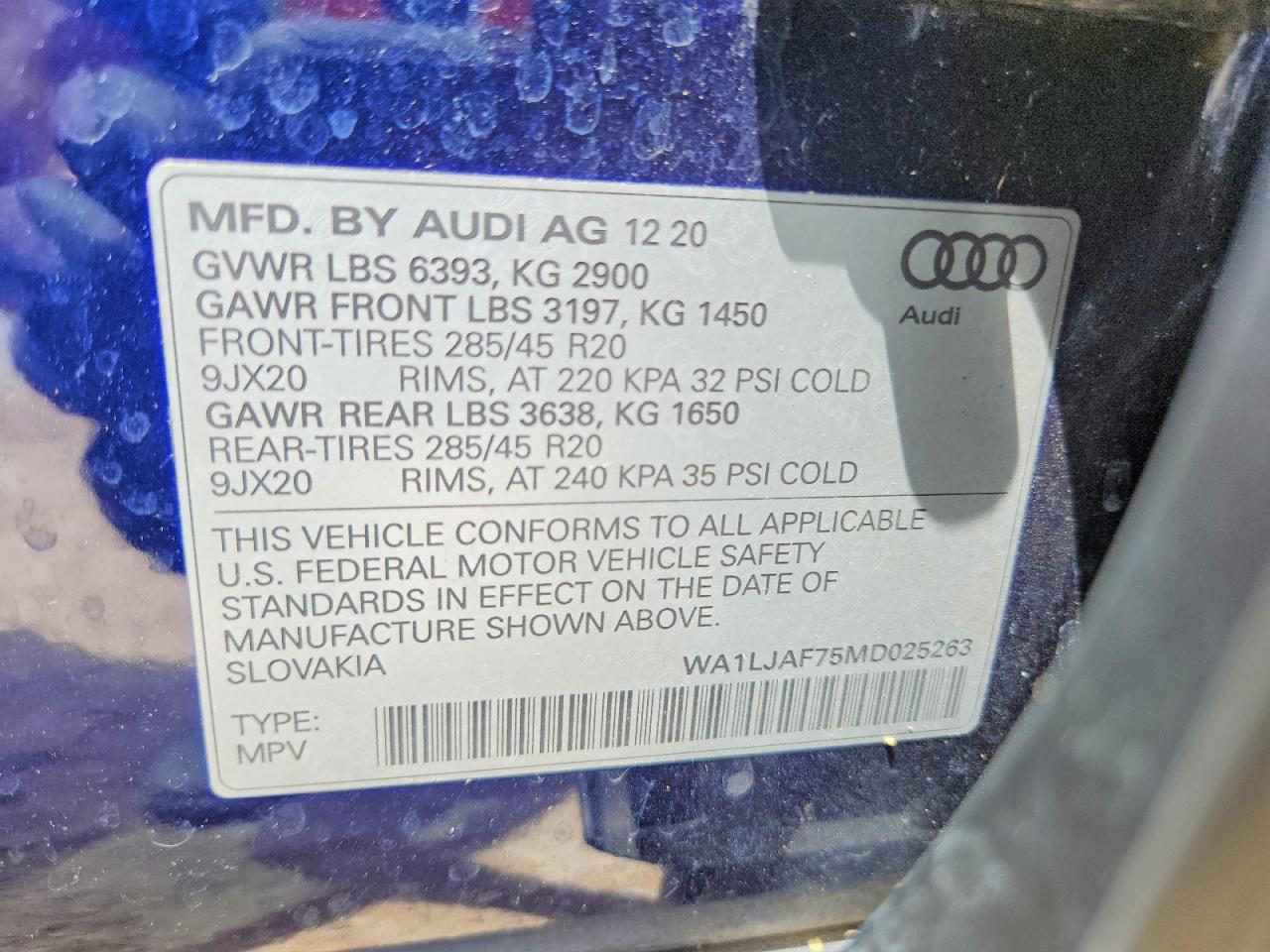 2021 AUDI Q7