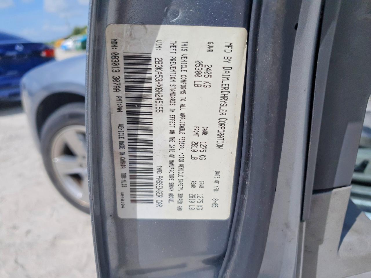 2006 DODGE CHARGER