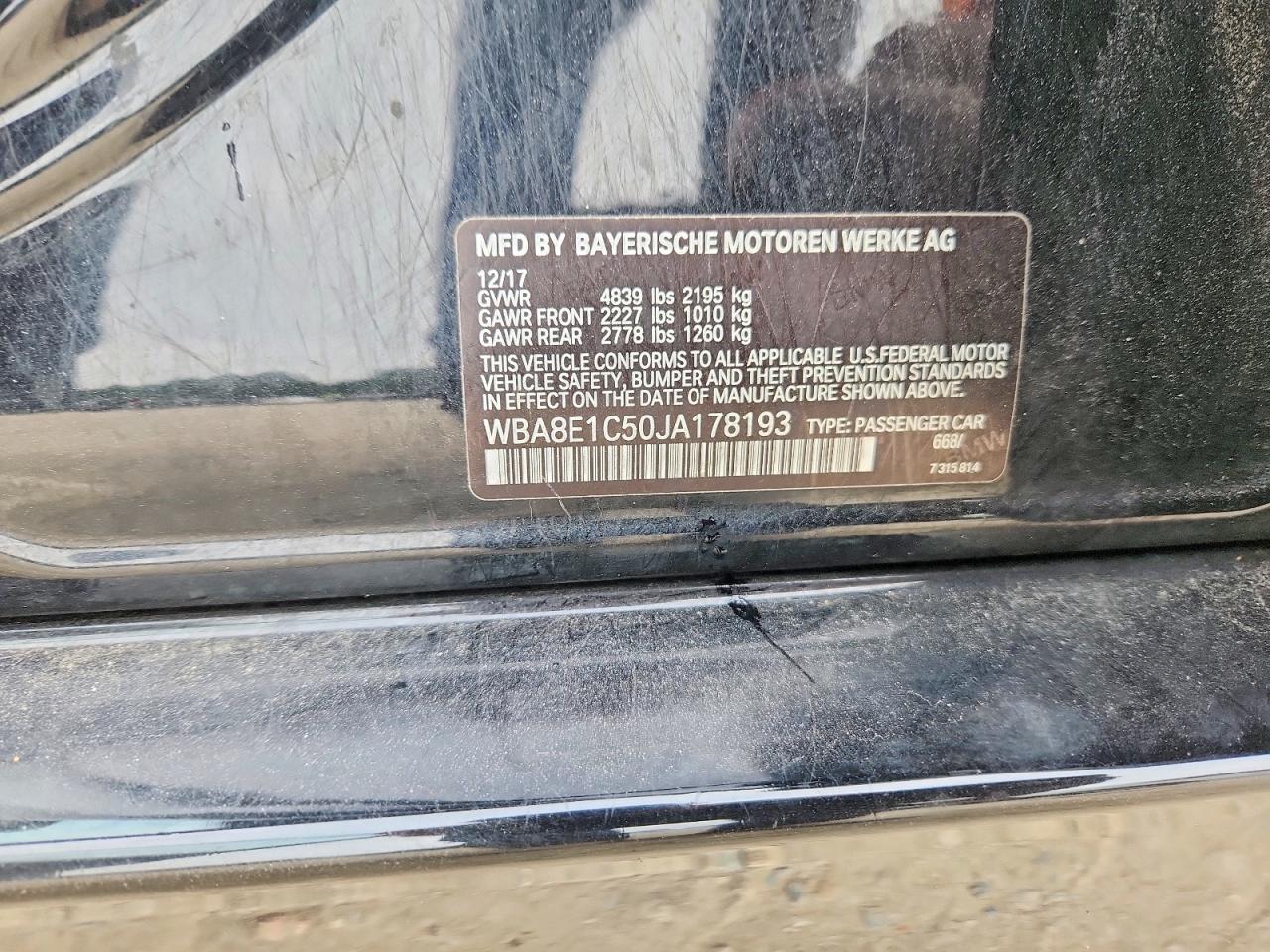 2018 BMW 3 SERIES