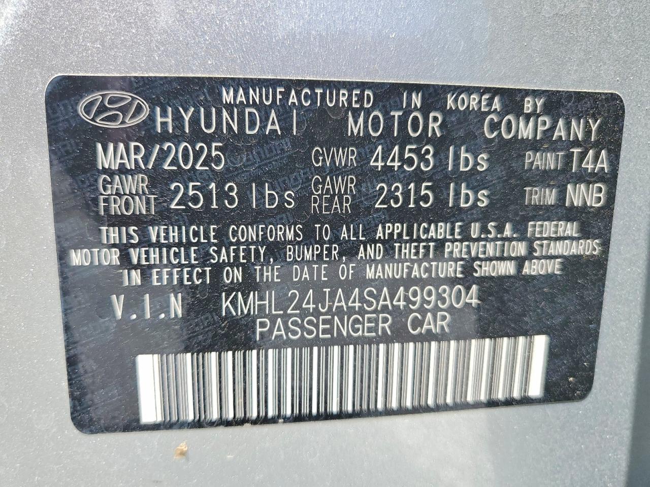 2025 HYUNDAI SONATA