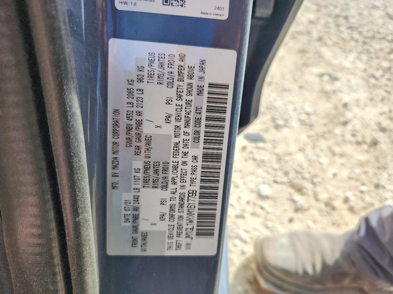 2021 MAZDA 6