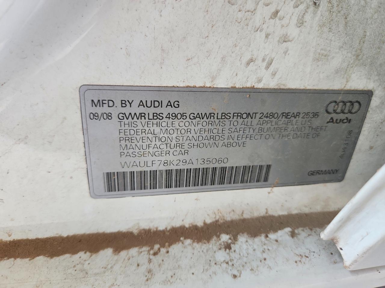 2009 AUDI A4