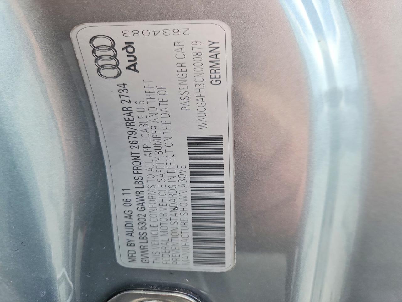 2012 AUDI S5/RS5