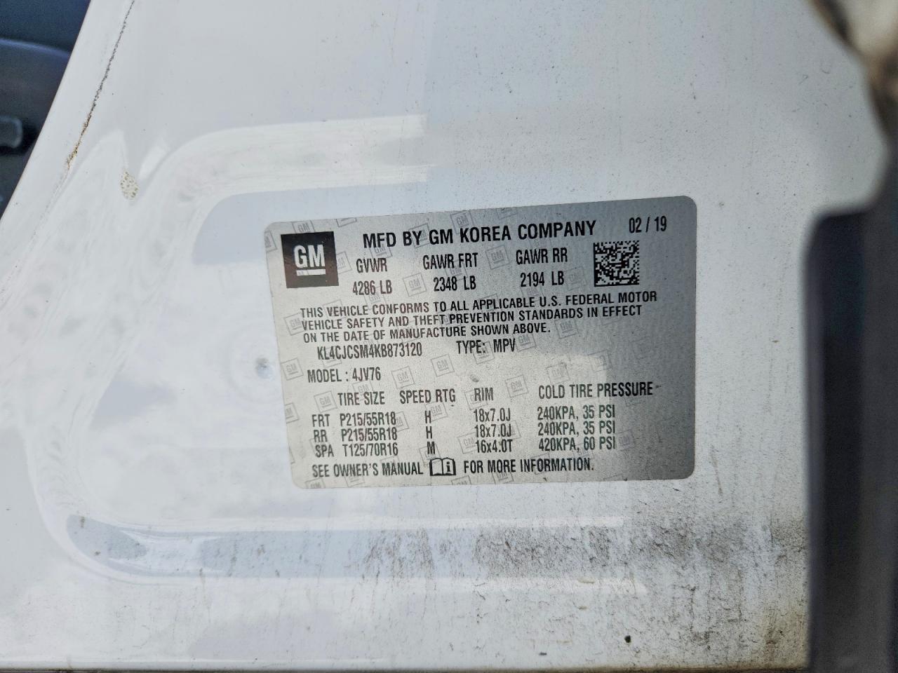 2019 BUICK ENCORE