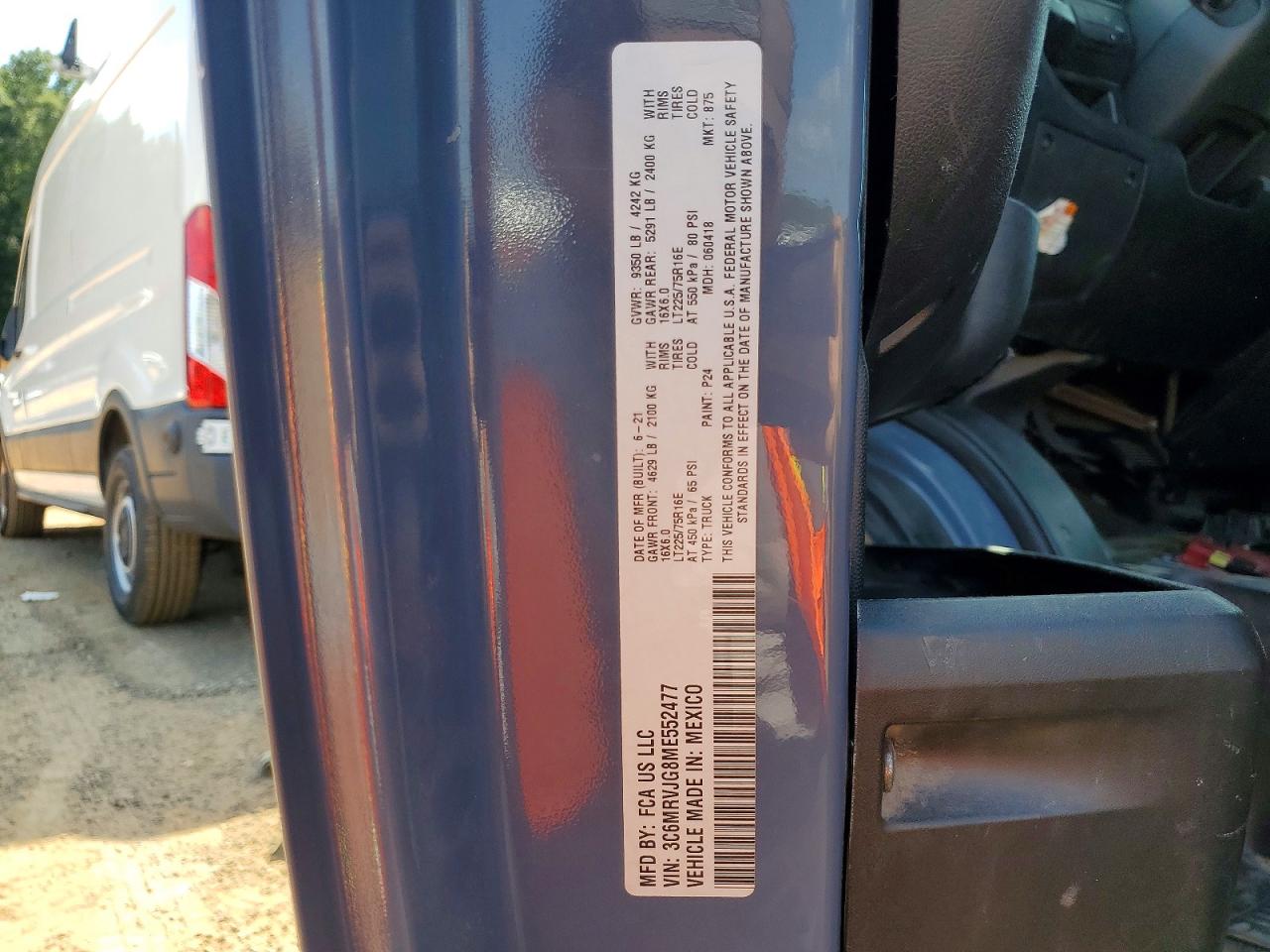 2021 RAM PROMASTER