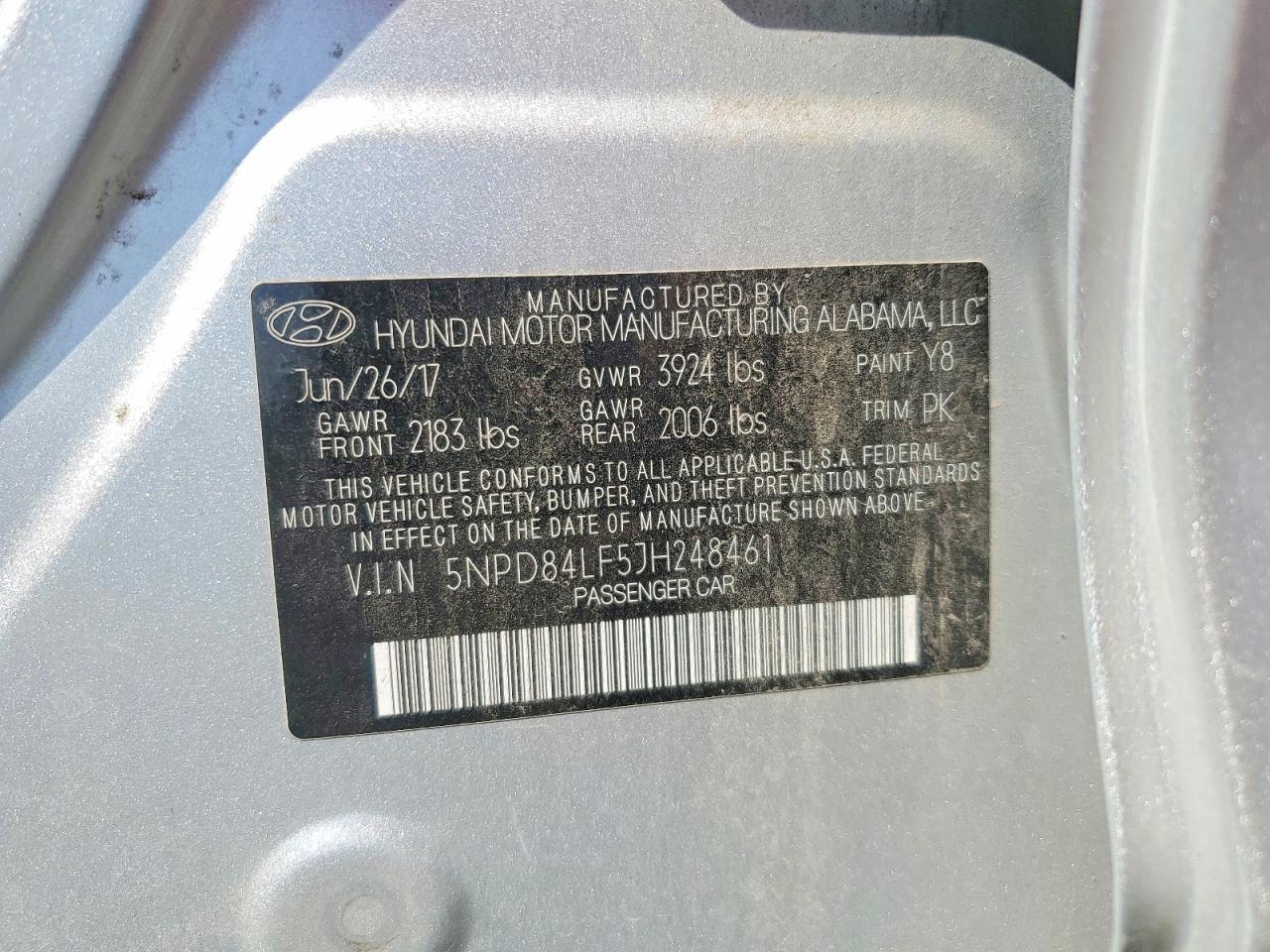 2018 HYUNDAI ELANTRA
