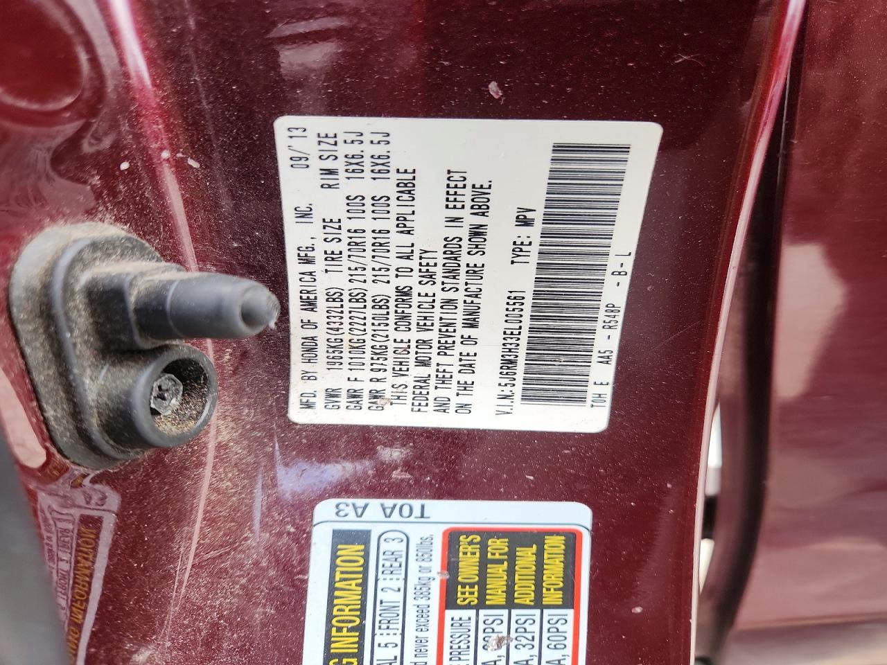 2014 HONDA CRV