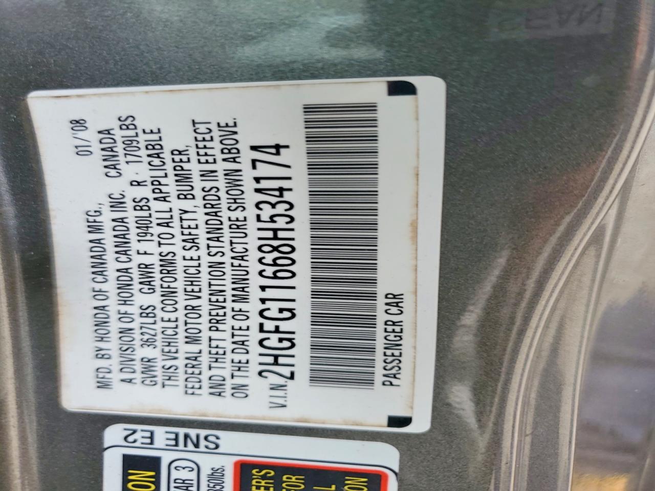 2008 HONDA CIVIC