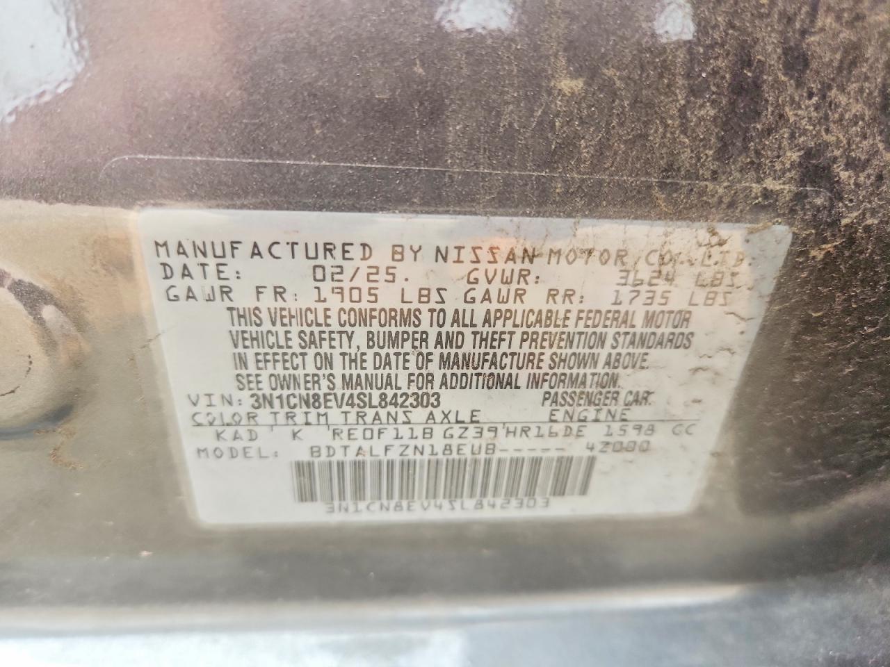 2025 NISSAN VERSA