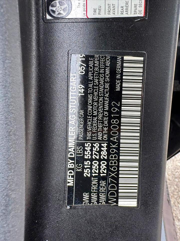 2019 MERCEDES-BENZ GT-CLASS