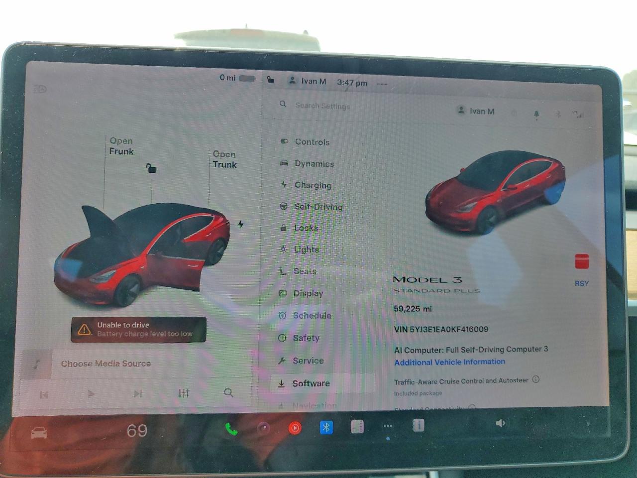 2019 TESLA MODEL 3