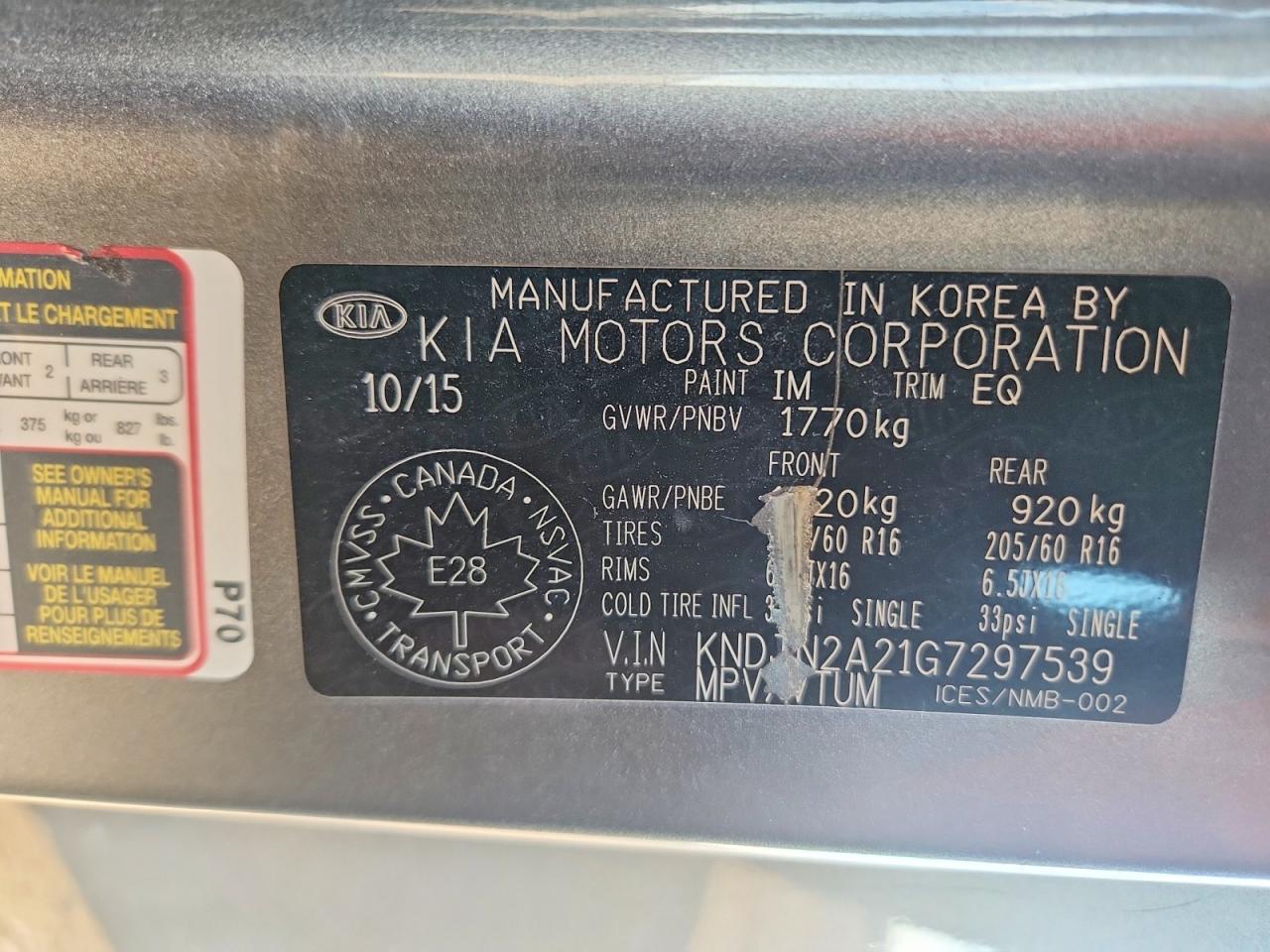 2016 KIA SOUL