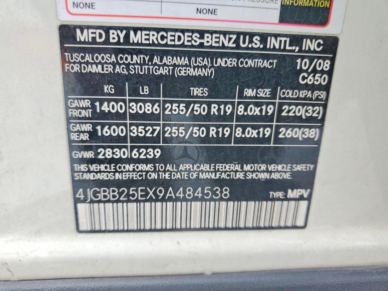 2009 MERCEDES-BENZ M-CLASS