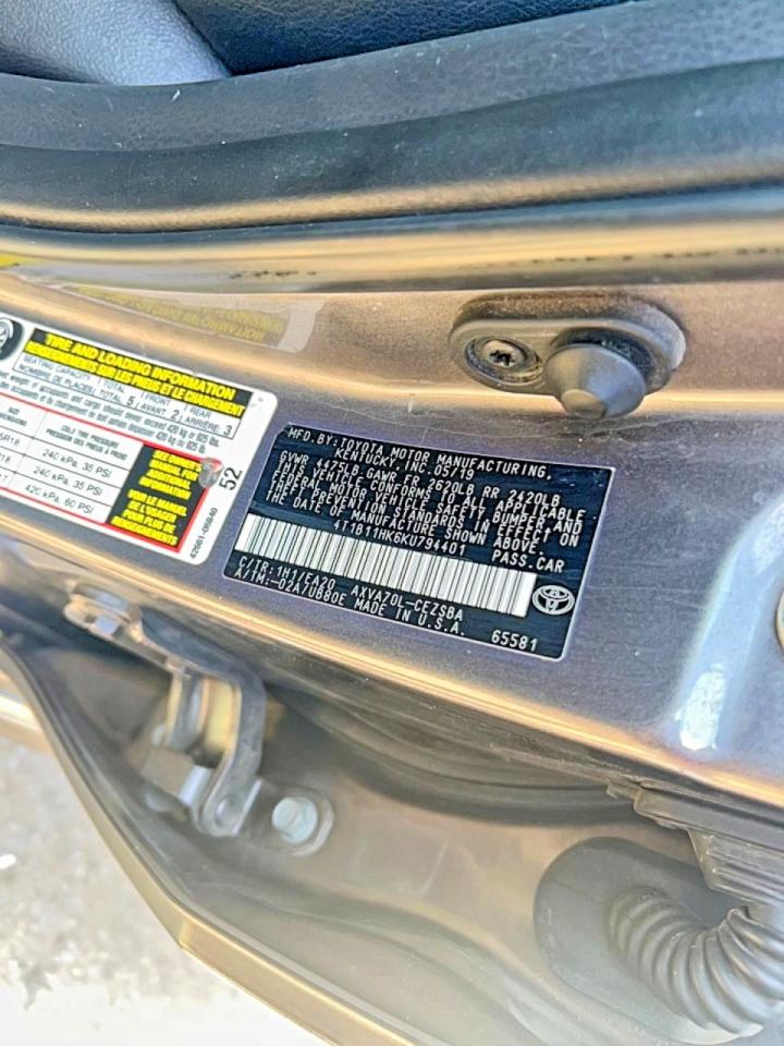 2019 TOYOTA CAMRY
