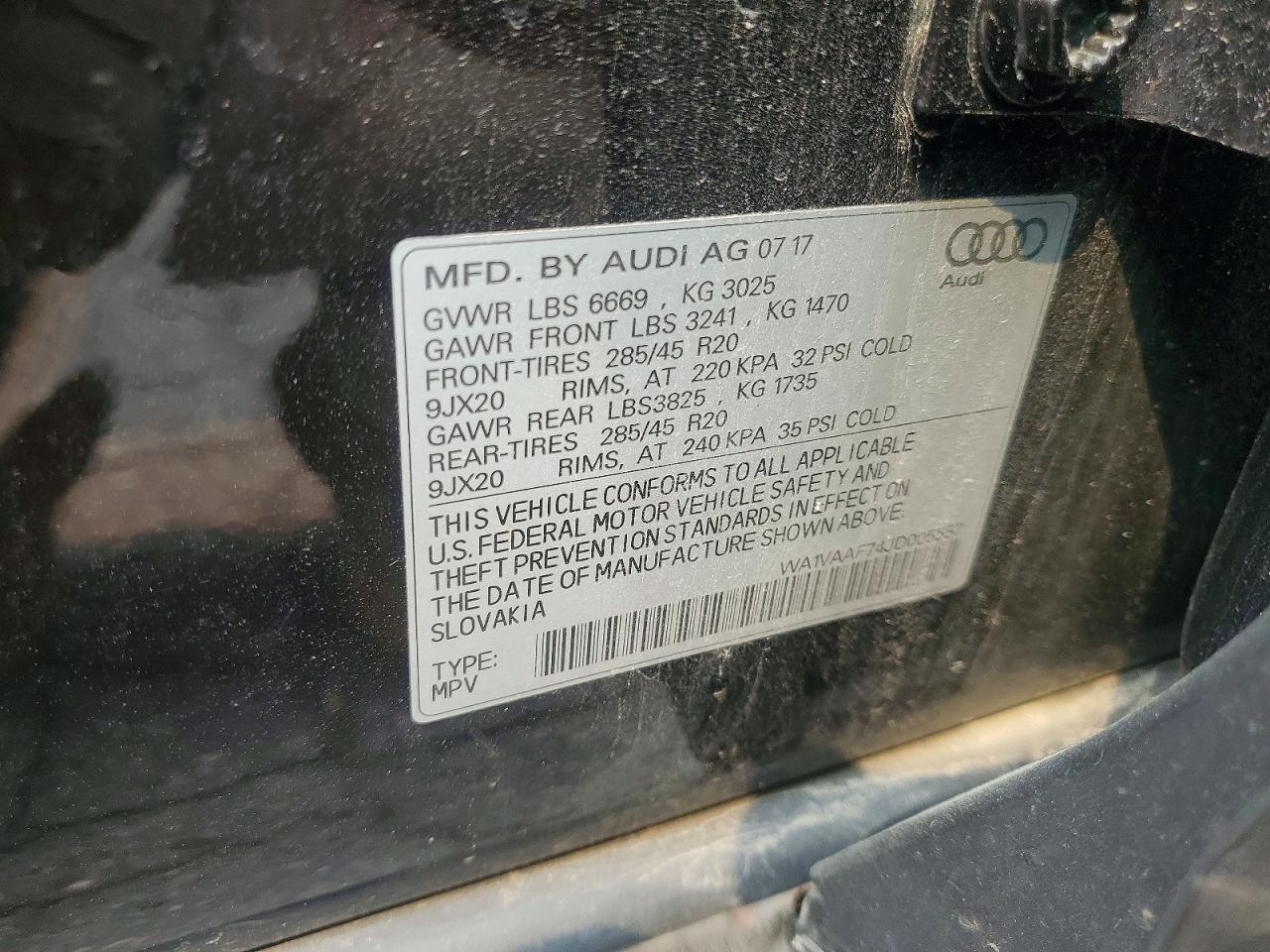 2018 AUDI Q7