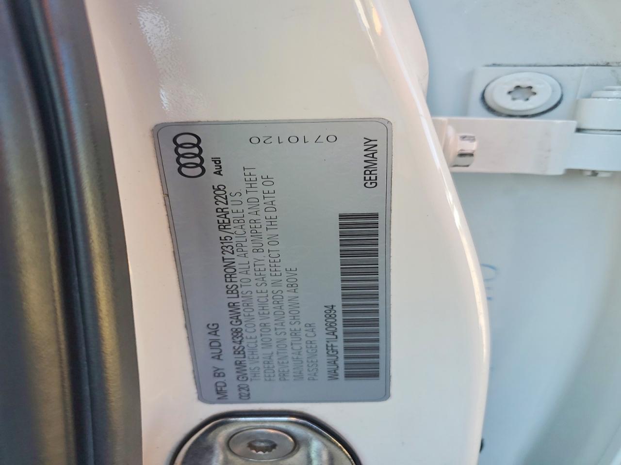 2020 AUDI A3