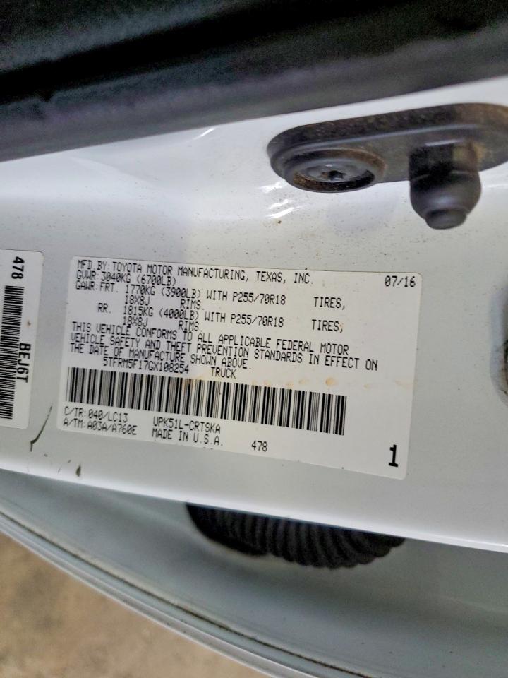 2016 TOYOTA TUNDRA