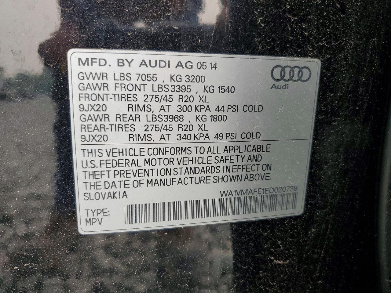 2014 AUDI Q7