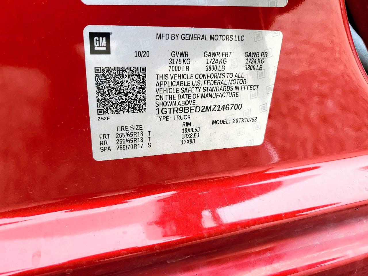 2021 GMC SIERRA