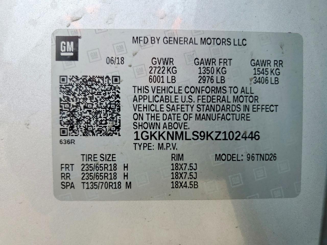 2019 GMC ACADIA