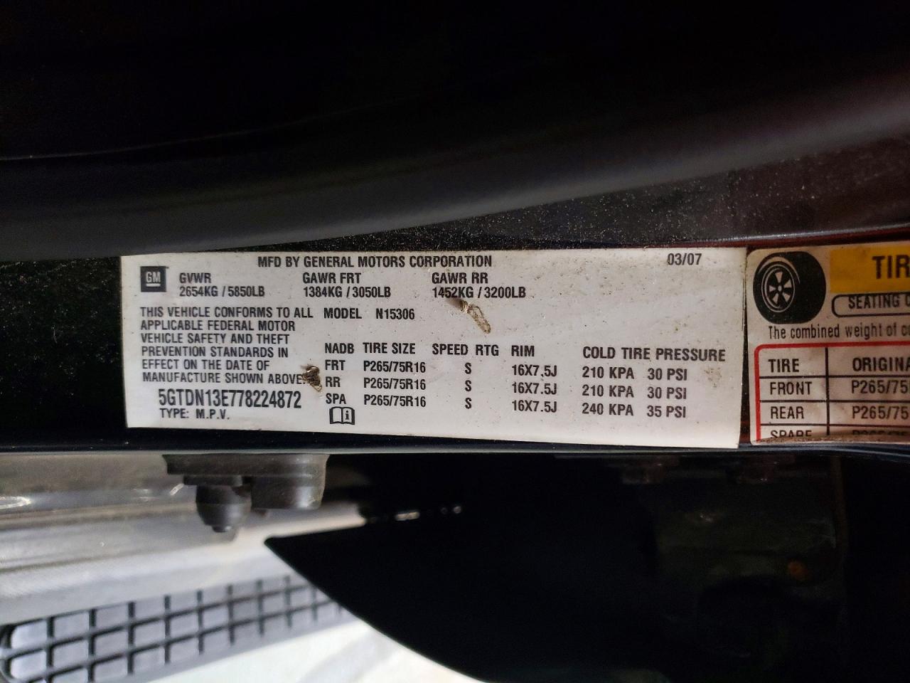 2007 HUMMER H3