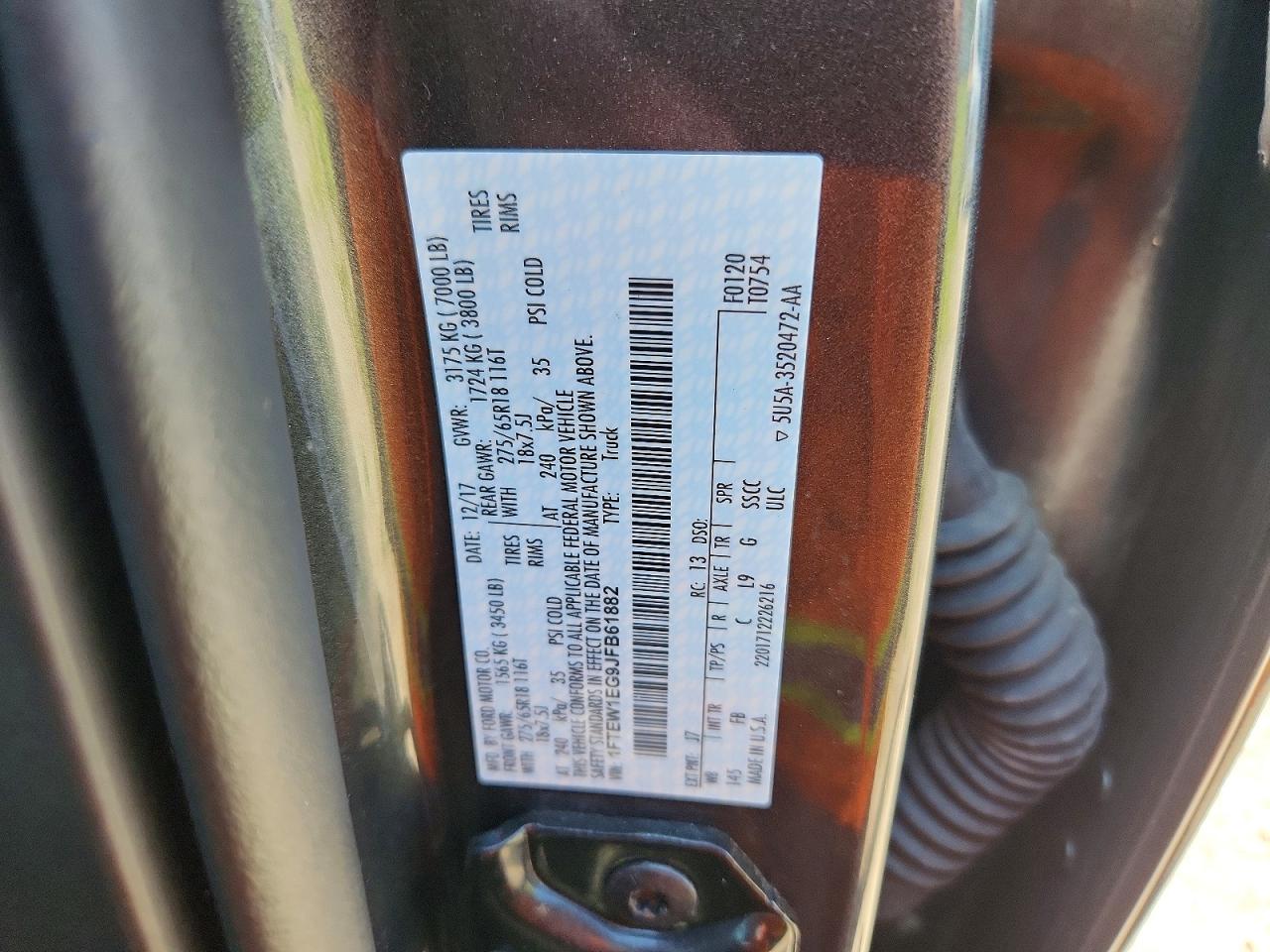 2018 FORD F150