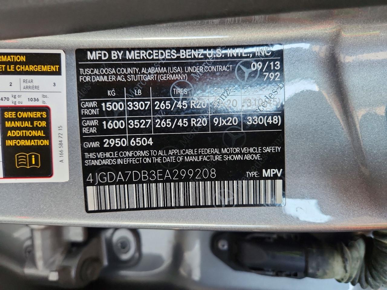 2014 MERCEDES-BENZ M-CLASS