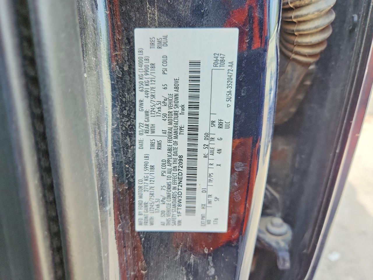 2022 FORD F350
