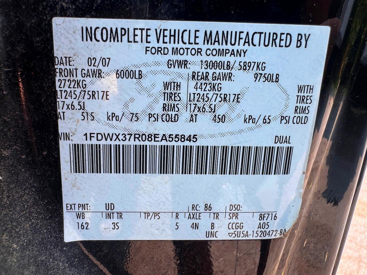 2008 FORD F350