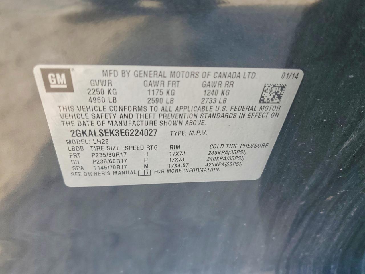 2014 GMC TERRAIN
