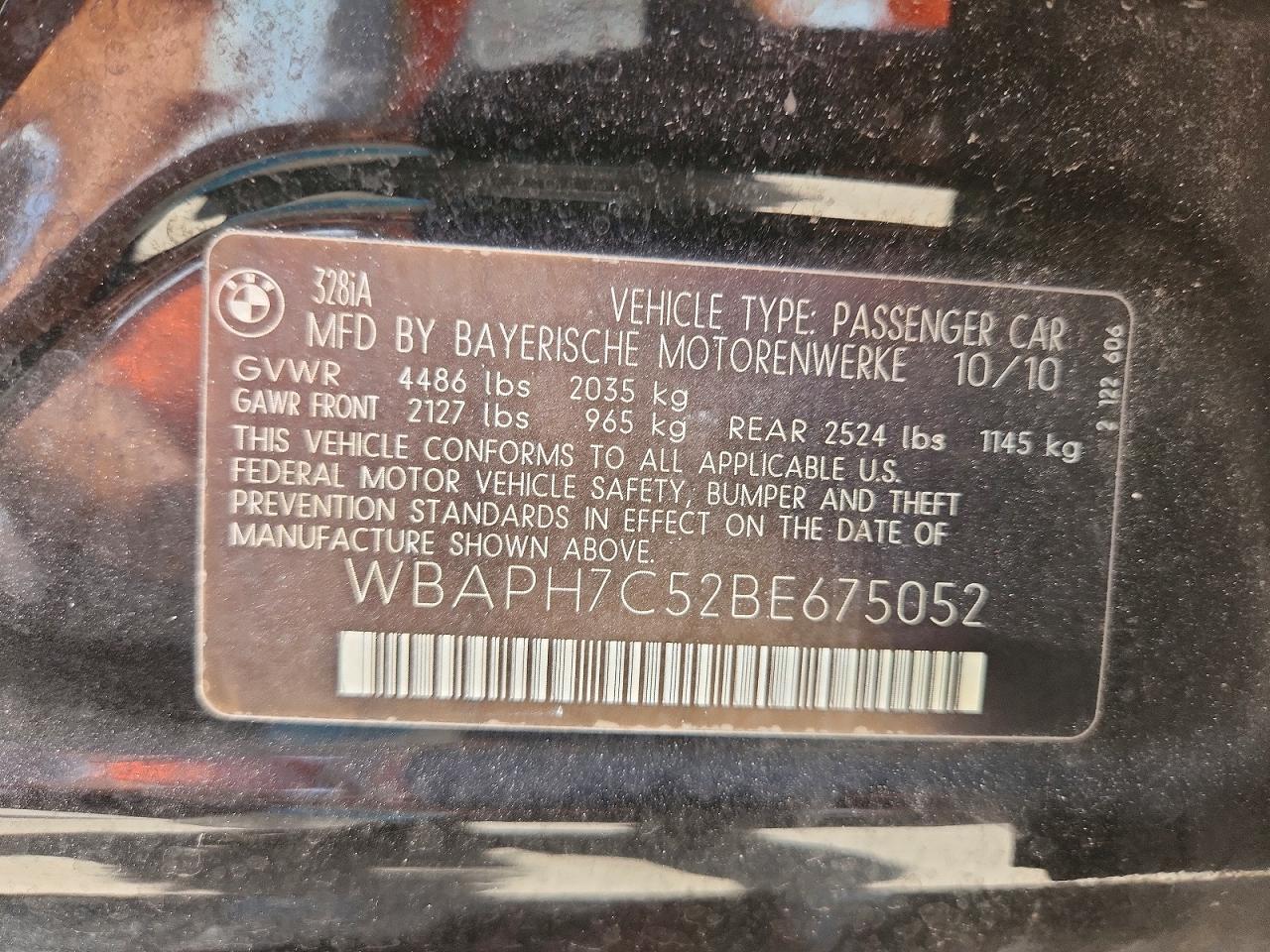 2011 BMW 3 SERIES