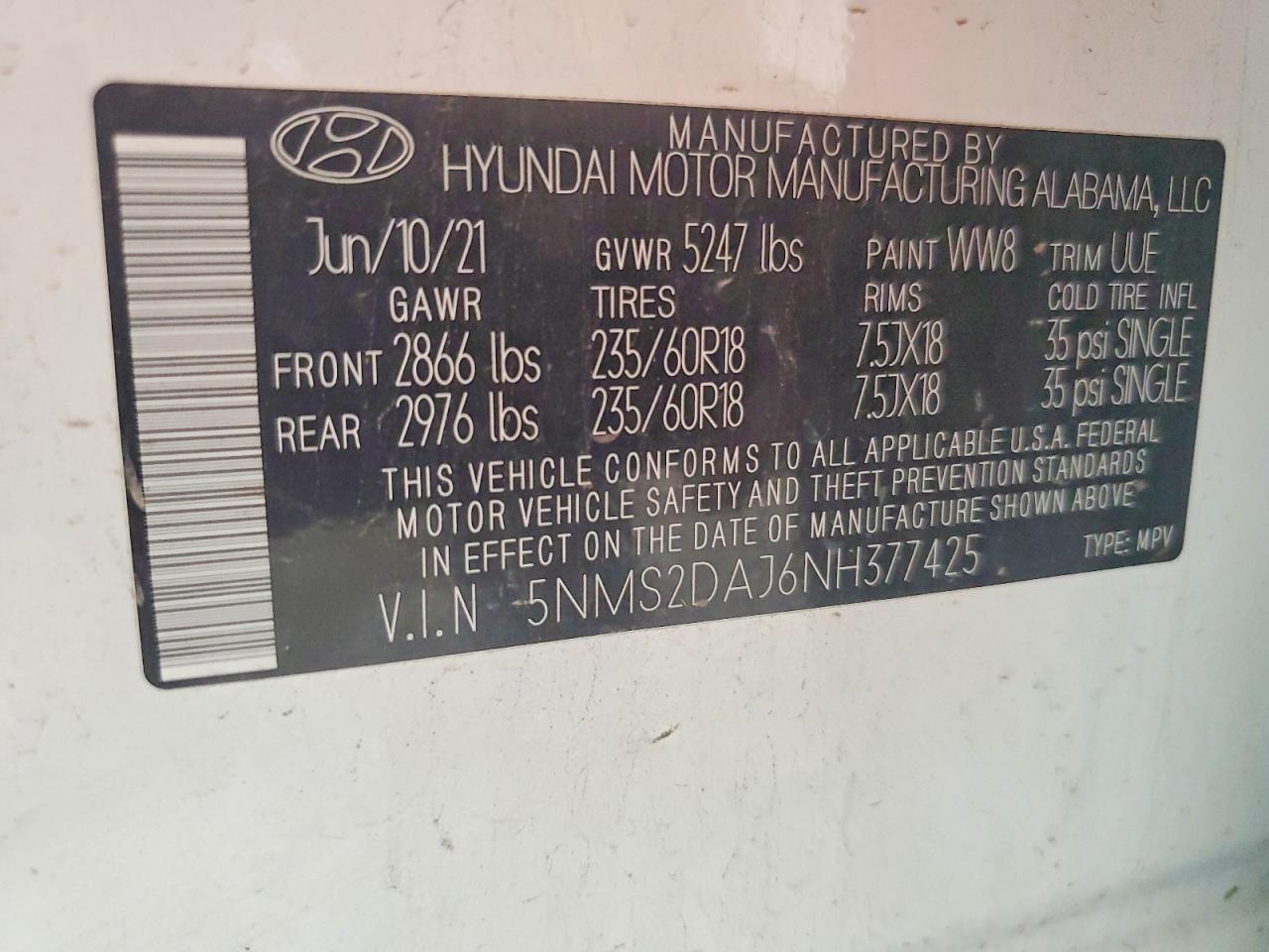 2022 HYUNDAI SANTA FE