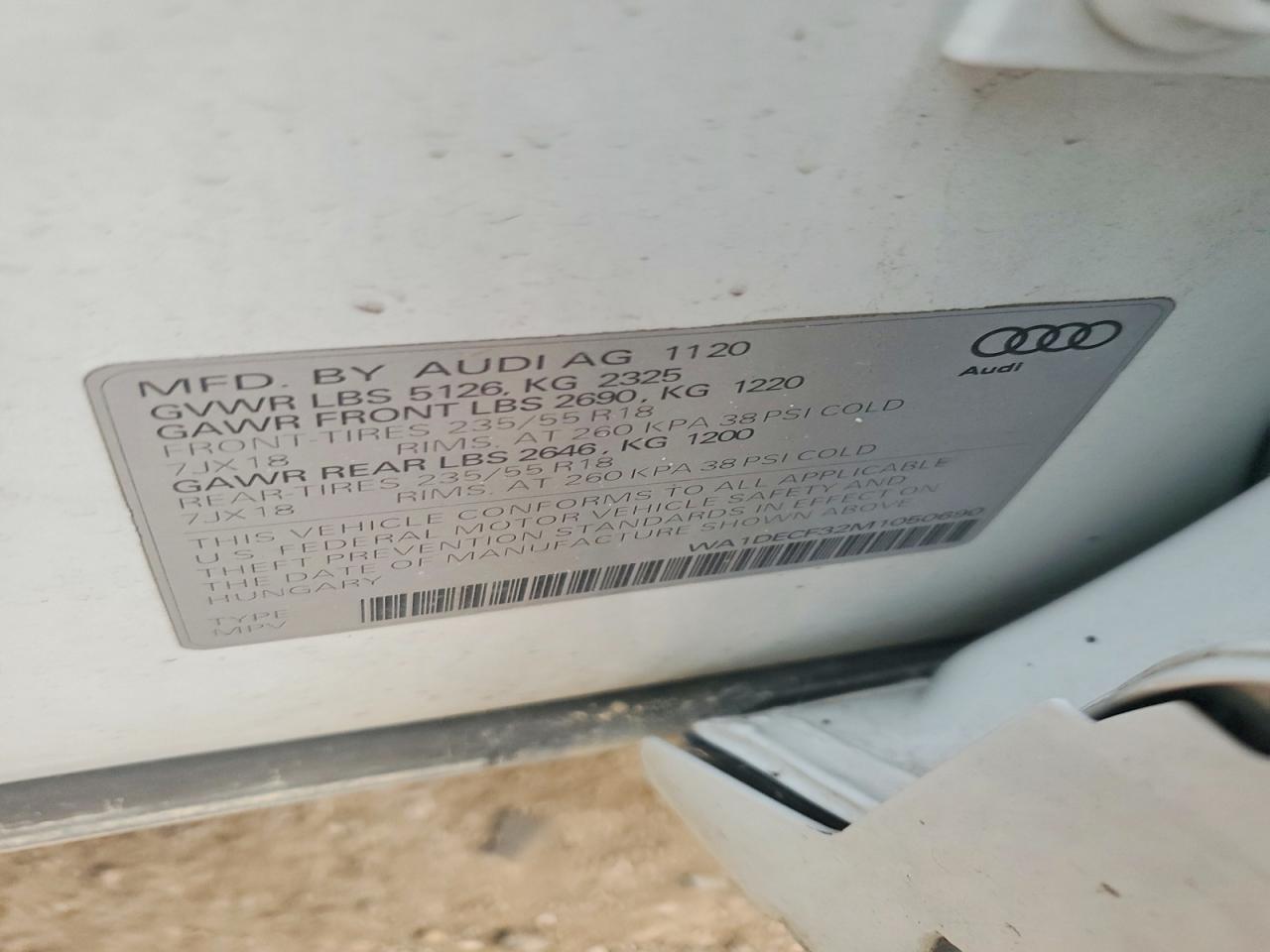 2021 AUDI Q3