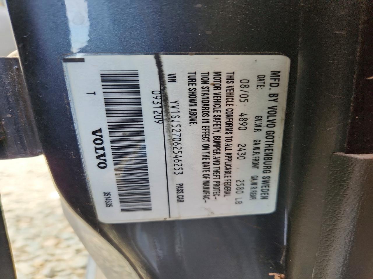 2006 VOLVO V70