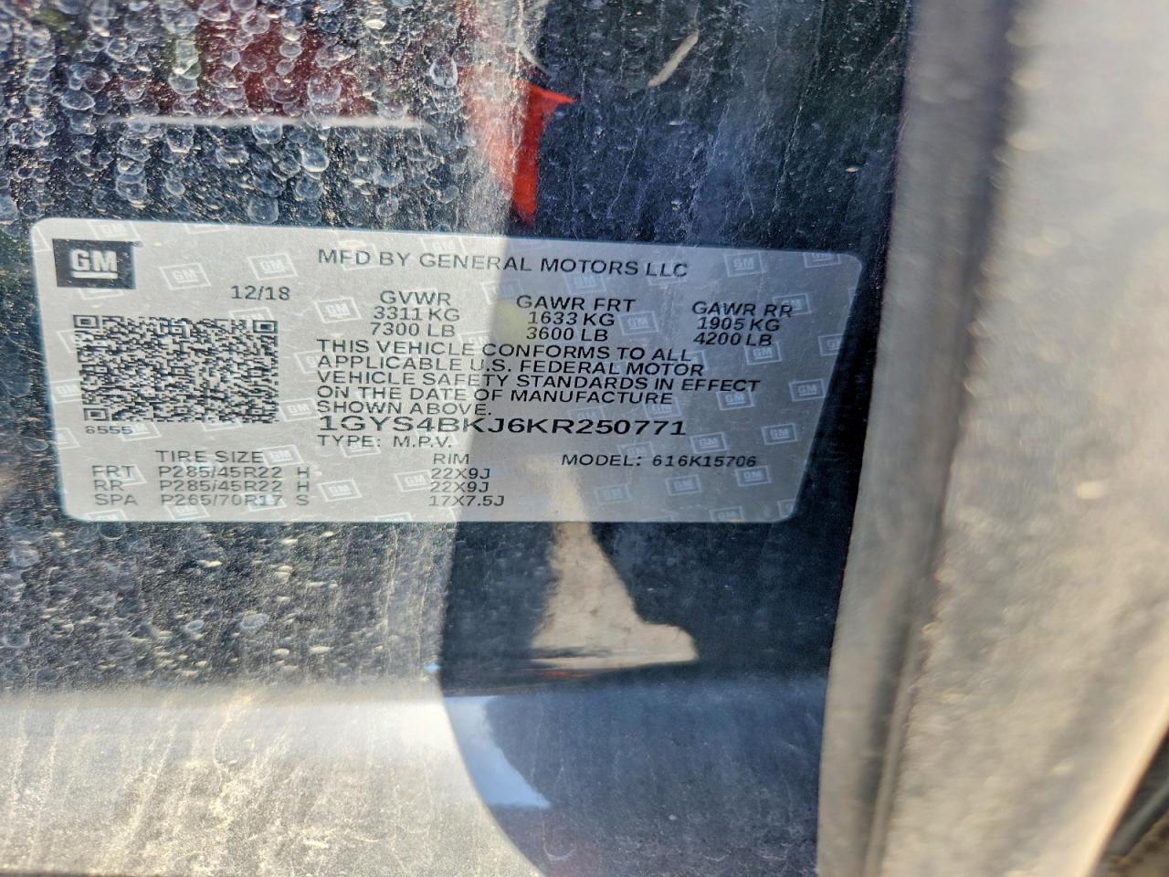 2019 CADILLAC ESCALADE