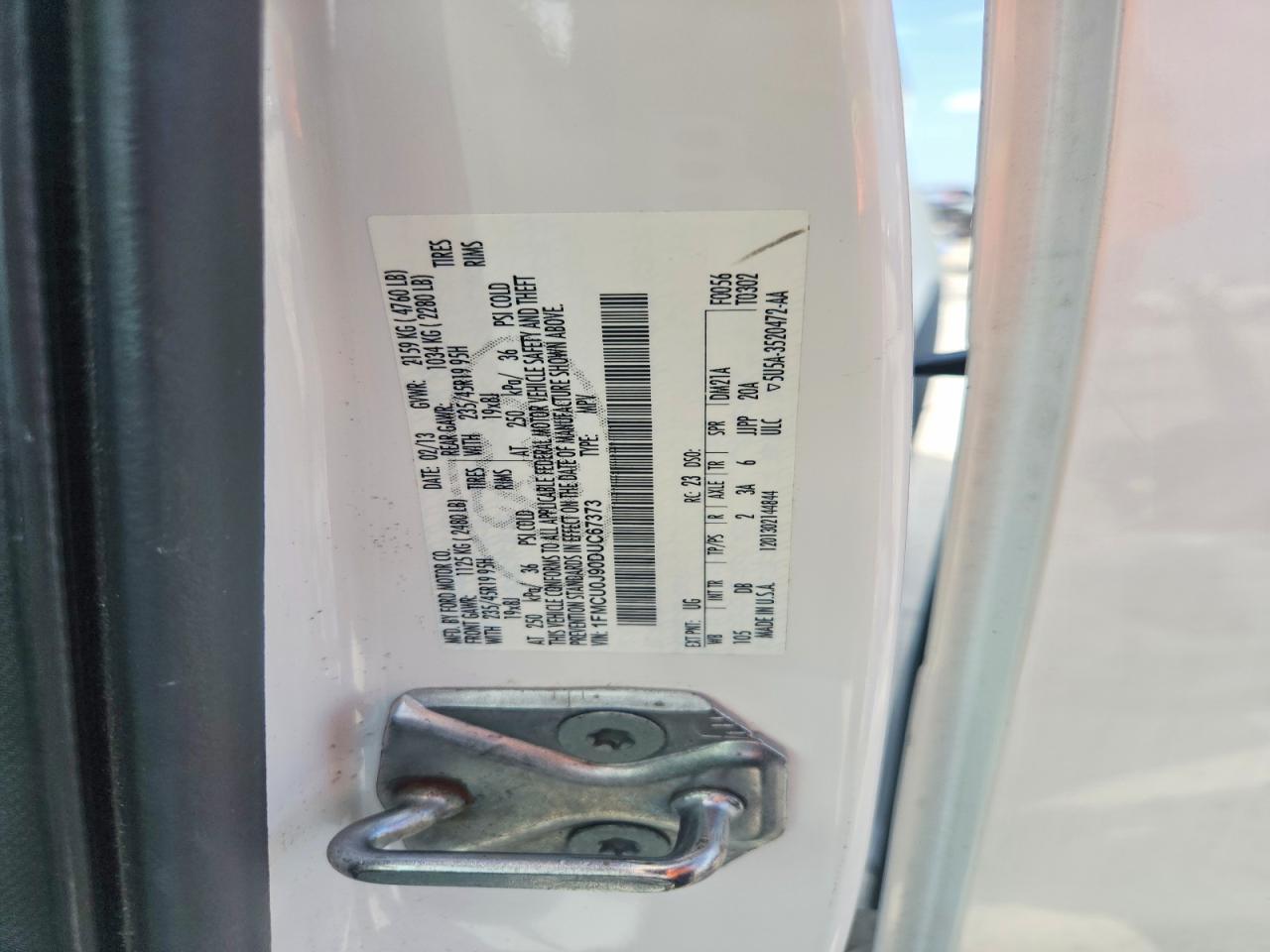2013 FORD ESCAPE