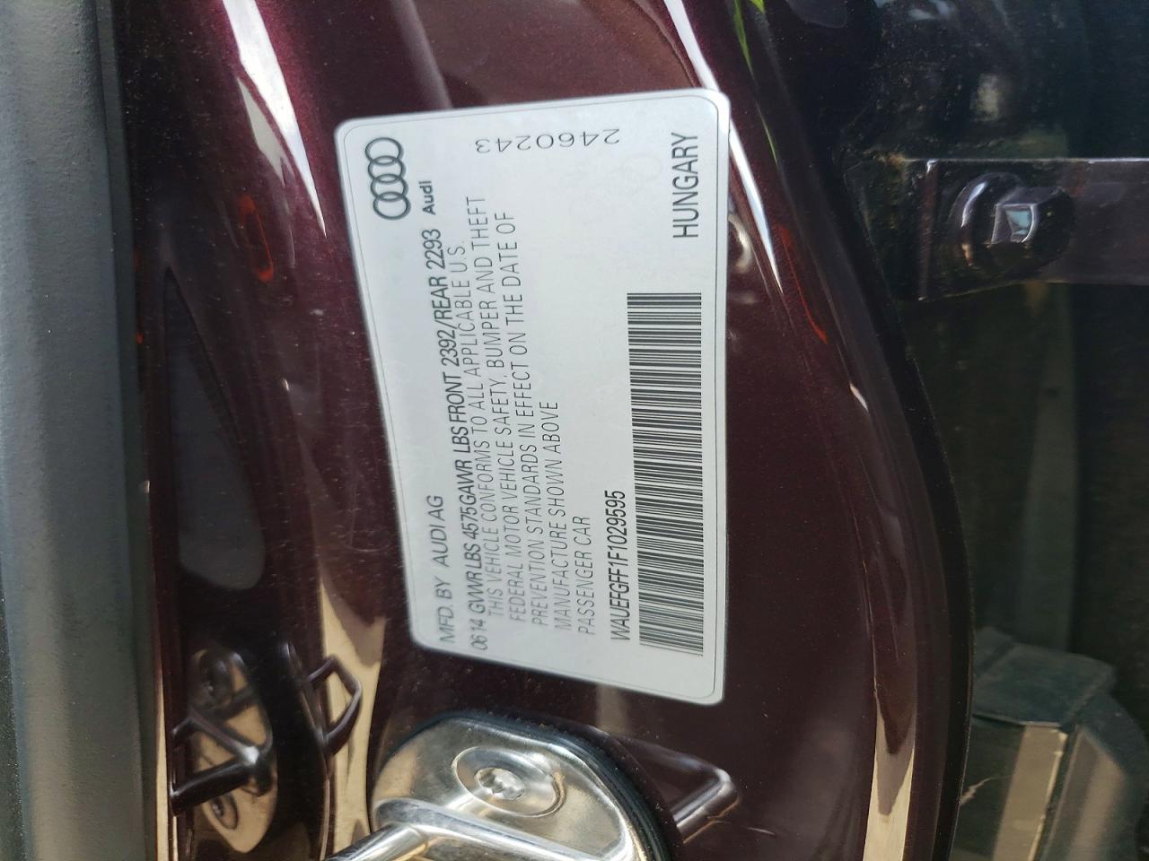 2015 AUDI A3