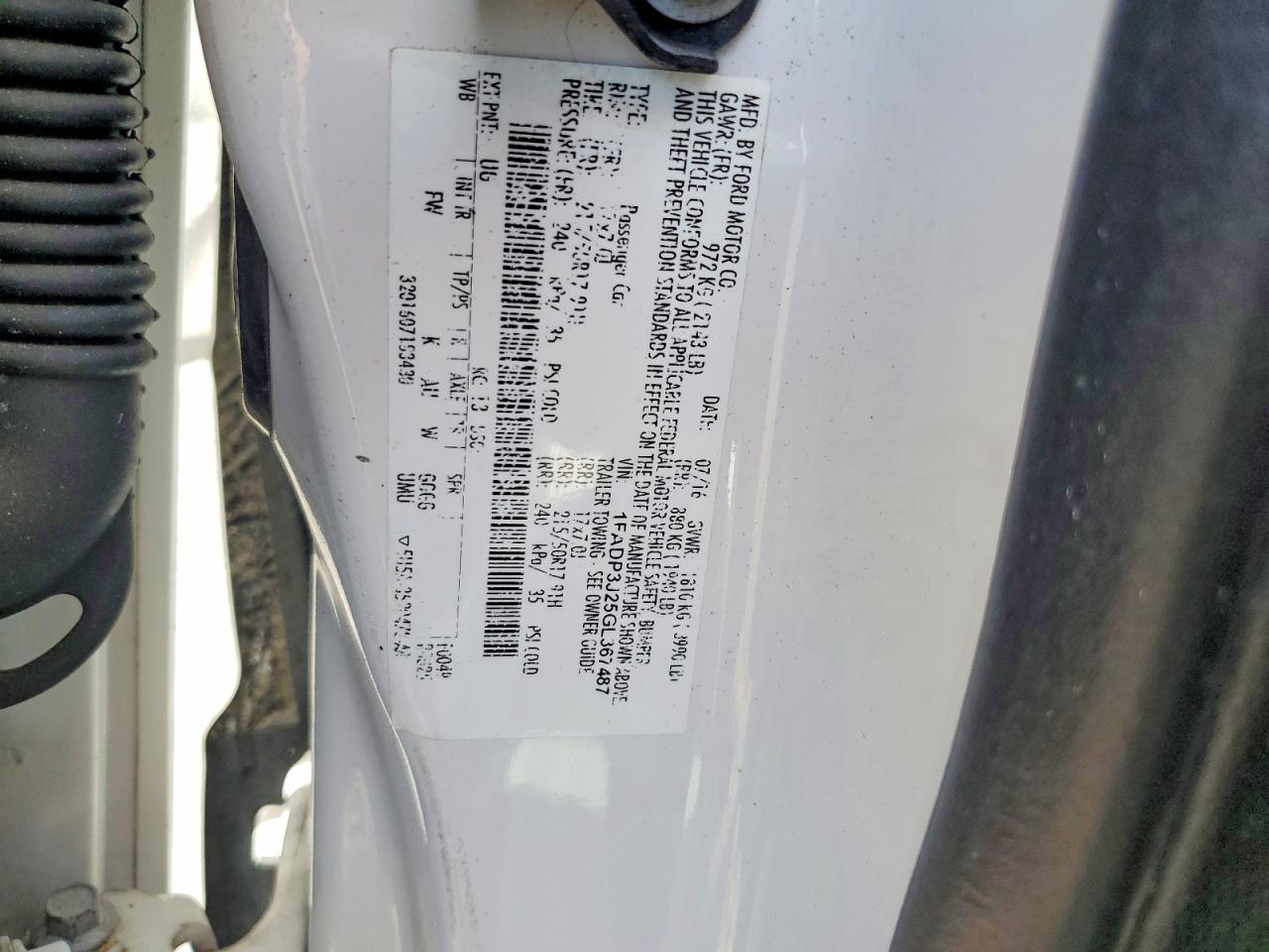 2016 FORD FOCUS