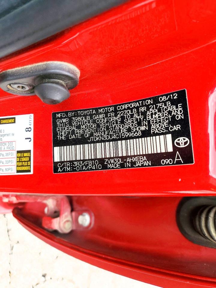 2012 TOYOTA PRIUS
