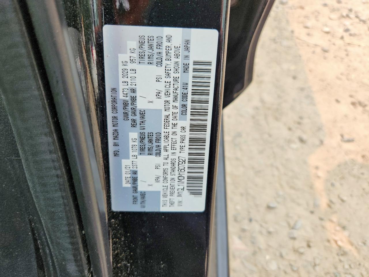 2021 MAZDA 6