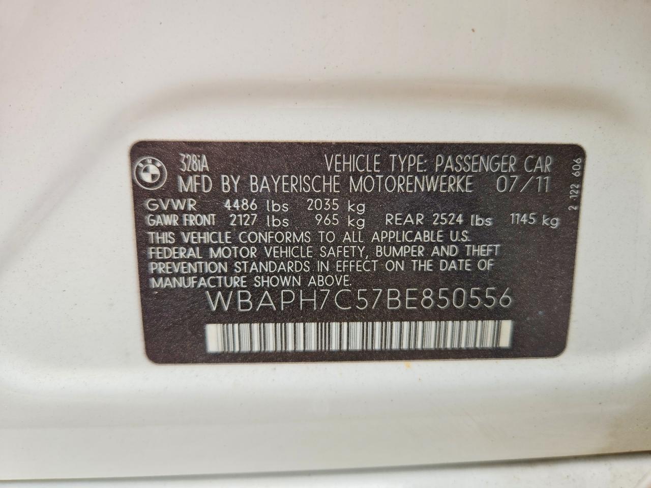2011 BMW 3 SERIES
