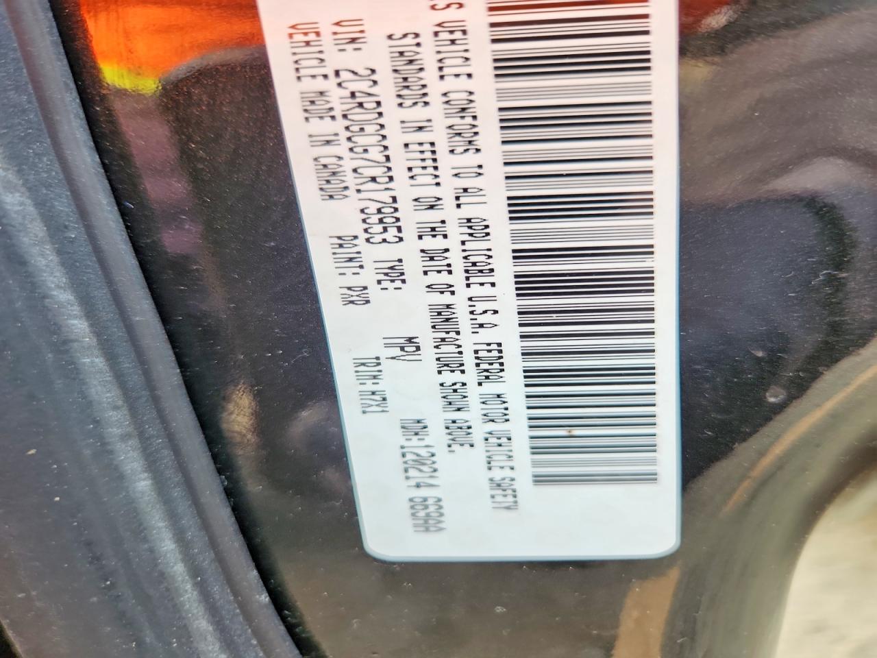 2012 DODGE CARAVAN