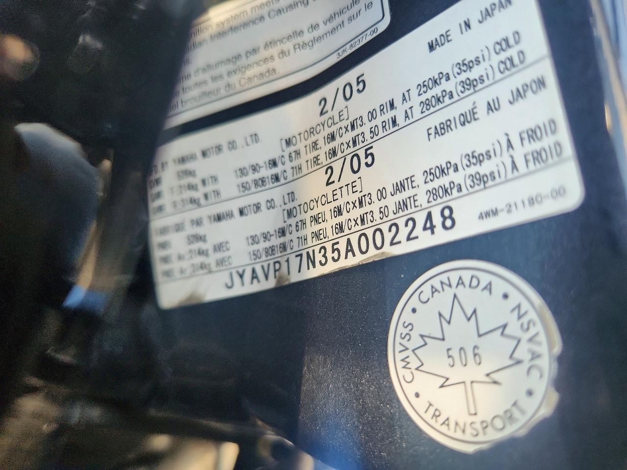 2005 YAMAHA ALL OTHER