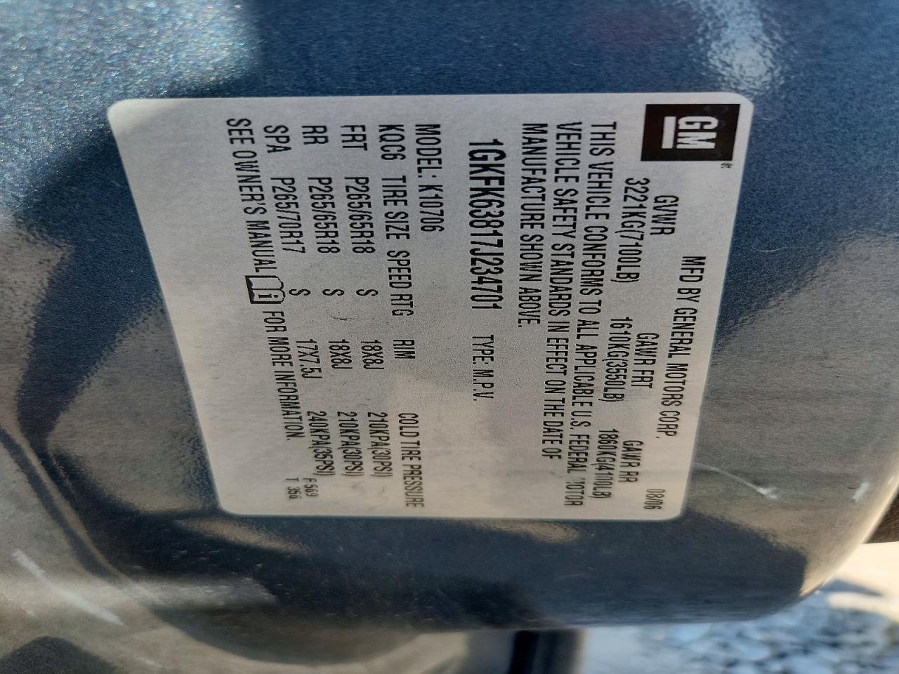 2007 GMC YUKON