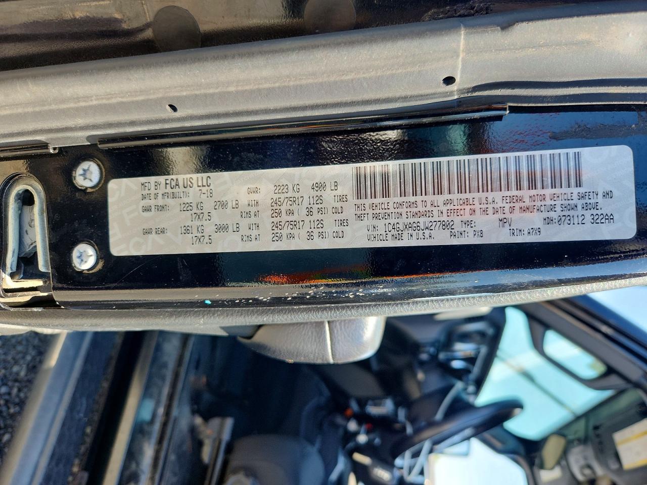 2018 JEEP WRANGLER