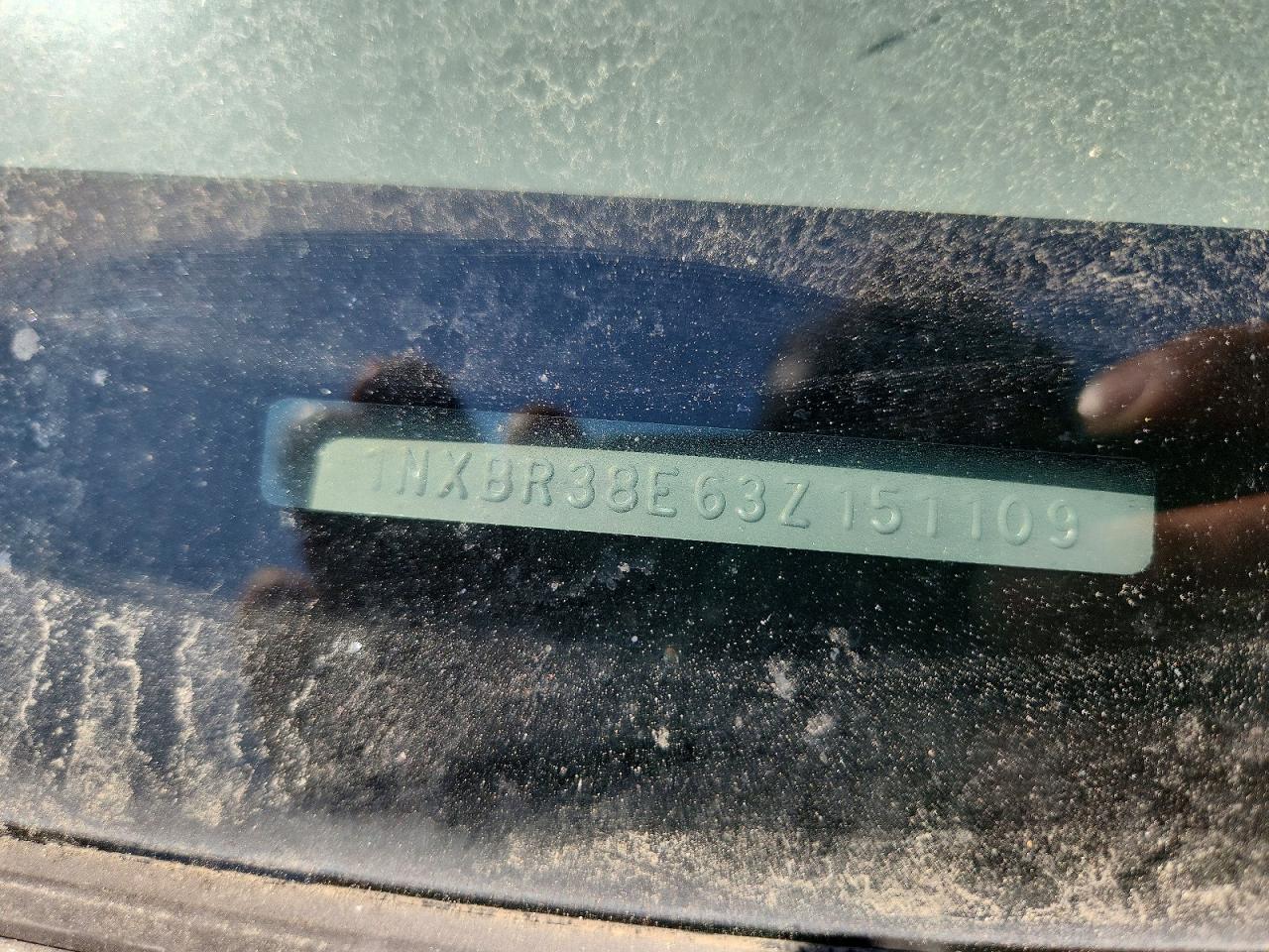 2003 TOYOTA COROLLA