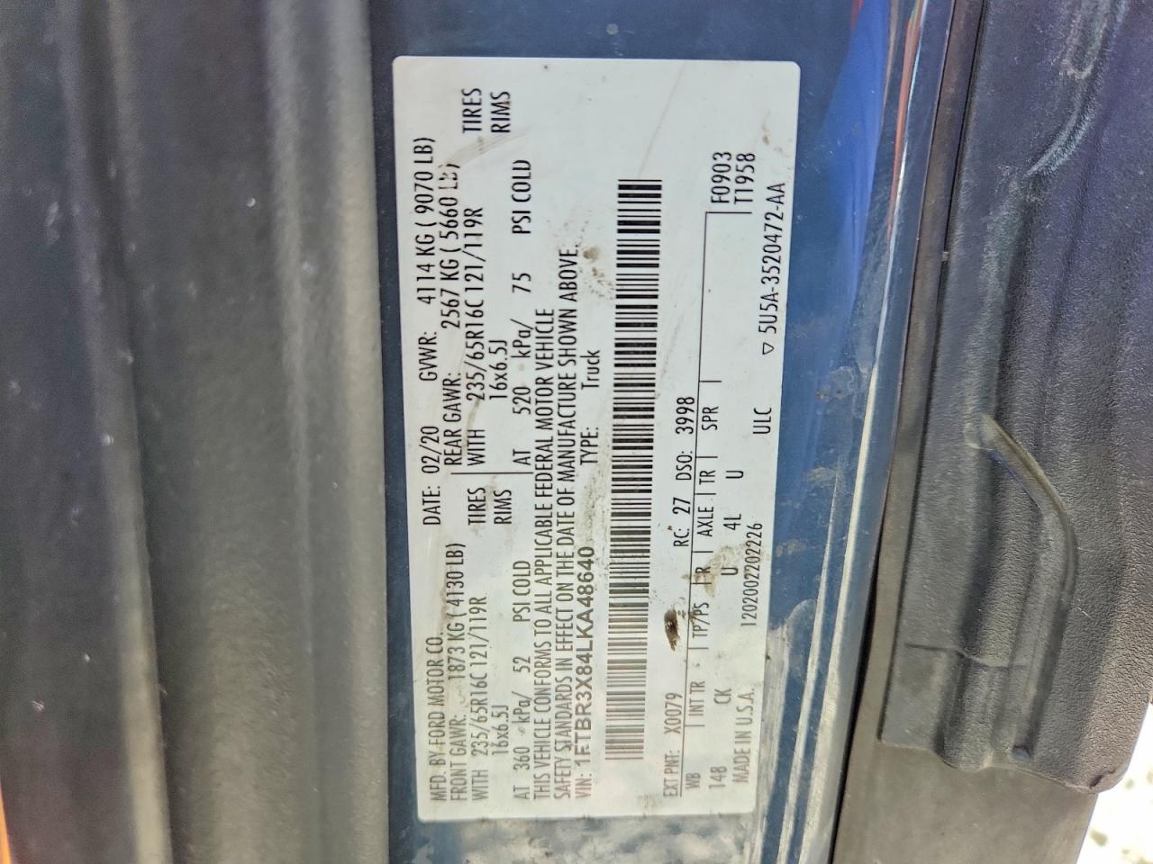 2020 FORD ALL Models