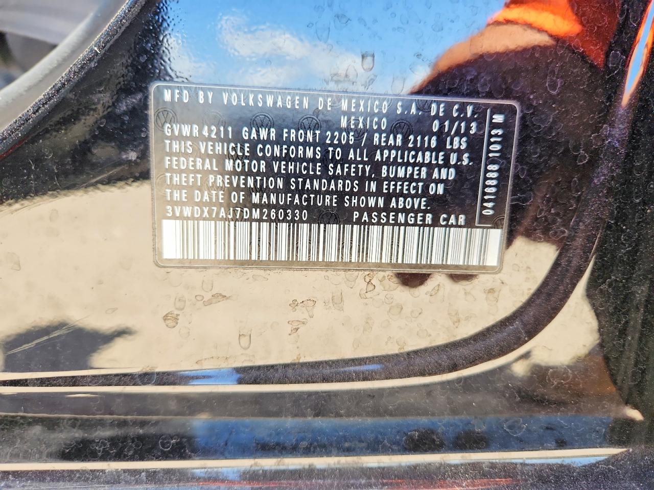 2013 VOLKSWAGEN JETTA
