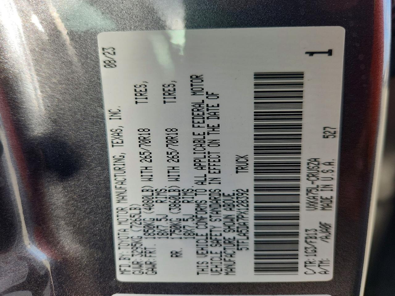 2023 TOYOTA TUNDRA